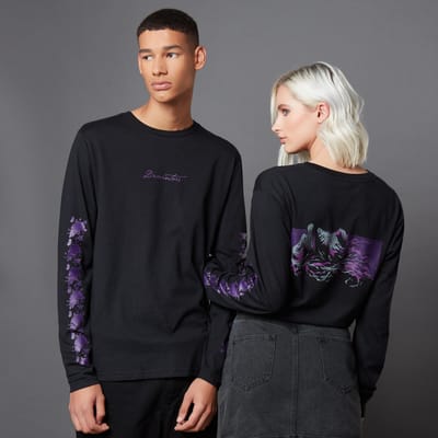 Harry Potter Dark Arts Dementors t-shirt met lange mouwen - Zwart - S