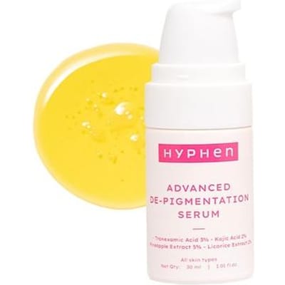 Hyphen Geavanceerd Depigmentatieserum Voor Hyperpigmentatie, Melasma, Donkere Vlekken & Littekens Met 2% Kojiczuur | Zichtbaar Verhelderend - 30ml yellow