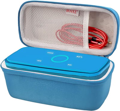 Harde EVA Reis Schokbestendige Beschermhoes voor Draadloze Bluetooth Speaker - Blauw