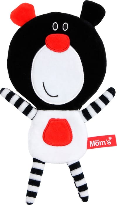 Hencz Toys Mom's Care - Contrasterende Knuffel - Misio Buu - Szeleścik