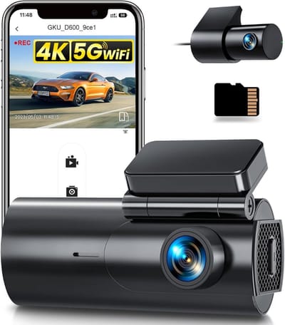 Aurixi® Dashcam Voor en Achter - Dashcam - Dashcam Voor Auto - Zwart- 5cm x 10cm x 4cm