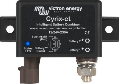 Victron Energy Cyrix-ct Accuscheider - 12/24V-230A - Lange Bouten - Diodelaadstroomverdeler