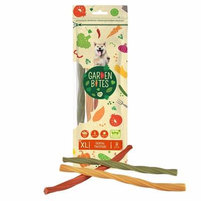 Garden Bites dental twisters XL - 25cm - 3pcs