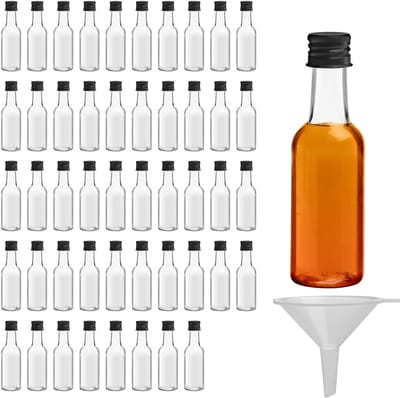 Dailygoody - Herbruikbare Mini-flessen - Perfect voor Feesten - 50 ml - Creatief en Stijlvol - Ideaal voor Cadeaus - Voor Volwassenen