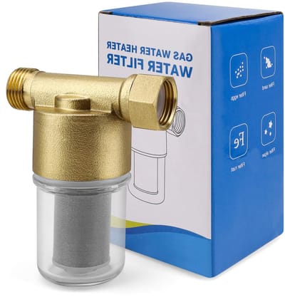 Allecto - Waterfilter - Kalkfilter - Effectieve onzuiverheidsfiltratie - 12,1 x 7,2 x 7,2 cm - Geschikt voor kranen - Roestvrij staal