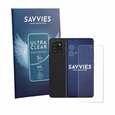 Savvies - Screenprotector voor Motorola ThinkPhone (Voor+Camera) - Folie Beschermfolie transparant 18 Stuks