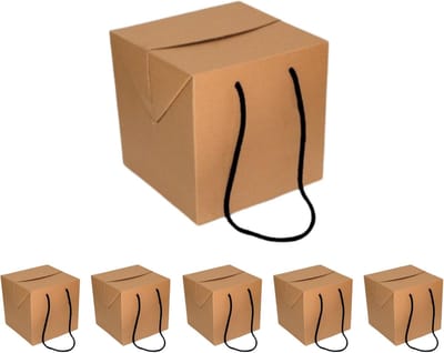 Kraft dozen - Verhuisdozen - Cadeauverpakking - Personalisering mogelijk - 25x25x25 cm - Bruin