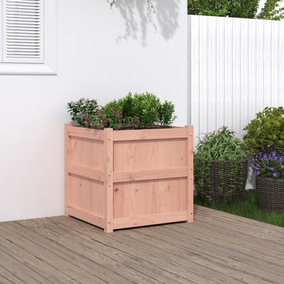 vidaXL - Plantenbak - 60x60x60 - cm - massief - douglashout