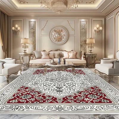 Perzisch Luxe Tapijt Woonkamer Hoogwaardige Slaapkamerdecoratie Mooi Groot Oppervlak Kleed Lounge Antislip Zachte Bedzijl Vloermatten 160*200cm
