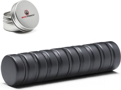 Brute Strength - Super sterke magneten - Rond - 15 x 5 mm - 10 Stuks - Zwarte magneten - Neodymium magneet sterk - Magneten koelkast - Whiteboard magneten - Kleine magneetjes - Mini magneetjes - Platte magneet - Koelkastmagneten - Koelkast magneten