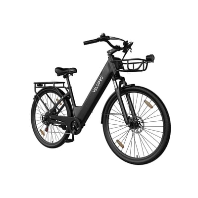 VELOPRO C1 PRO 28  Stads E-Bike met 250W Motor 36V 18Ah Batterij zwart