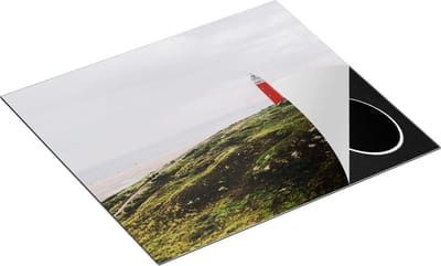 Chefcare Inductie Beschermer Vuurtoren Texel - 60x50 cm - Afdekplaat Inductie - Kookplaat Beschermer - Inductie Mat