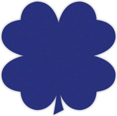 Klavertje vier vilt onderzetters - Donkerblauw - 6 stuks - 9,5 x 9,5 cm - Tafeldecoratie - Glas onderzetter - Cadeau - Woondecoratie - Woonkamer - Tafelbescherming - Onderzetters Voor Glazen - Keukenbenodigdheden - Woonaccessoires - Tafelaccessoires