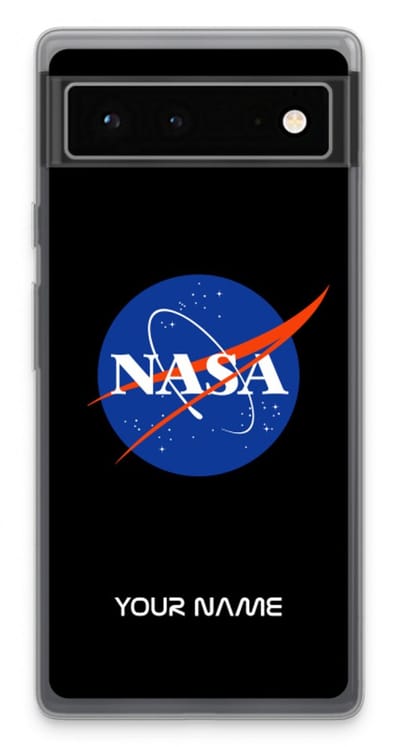 Gepersonaliseerd - Case Company® - Hoesje geschikt voor Google Pixel 6 hoesje - NASA - Soft Cover Telefoonhoesje - Bescherming aan alle Kanten en Schermrand