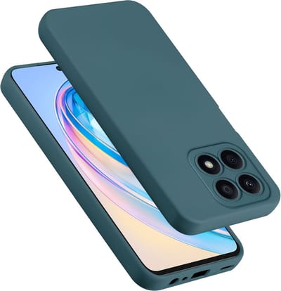 Cadorabo Hoesje geschikt voor Honor x8a in LIQUID GROEN - Beschermhoes gemaakt van flexibel TPU silicone Case Cover