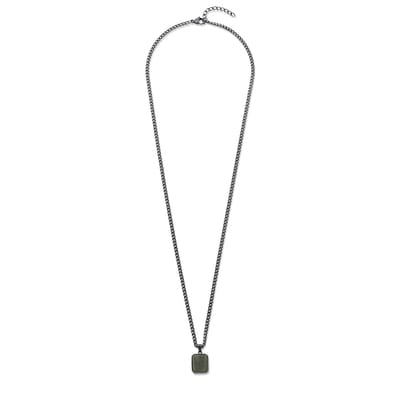 Frank 1967 - 7FN-0064 - ketting heren met hanger - valkenoog - 60 cm - Cadeau voor mannen