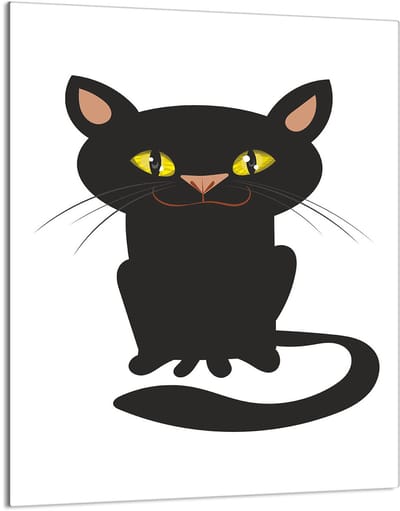 TMK ArtDeko Serie - Snijplank - 40x52 cm - Kat - Glas