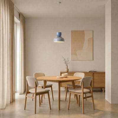 ALDEX Hanglamp Uto, grijs/blauw, Ø 30 cm, metaal