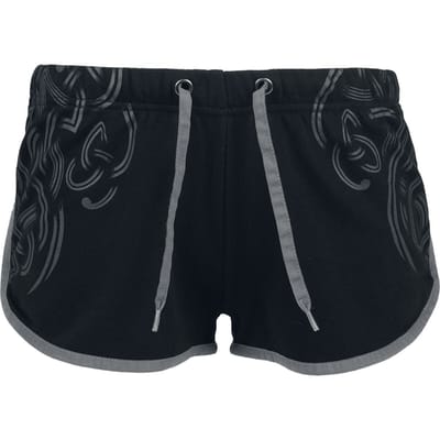 Black Premium by EMP Shorts - Shorts with Knot Print - M tot XL - voor Vrouwen - zwart