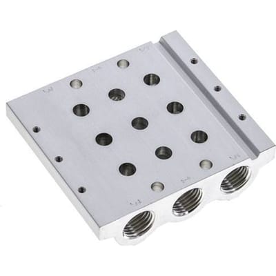 G1/4'' Manifold 3-Stations Festo 566619 VABM-L1-14S-G14-3