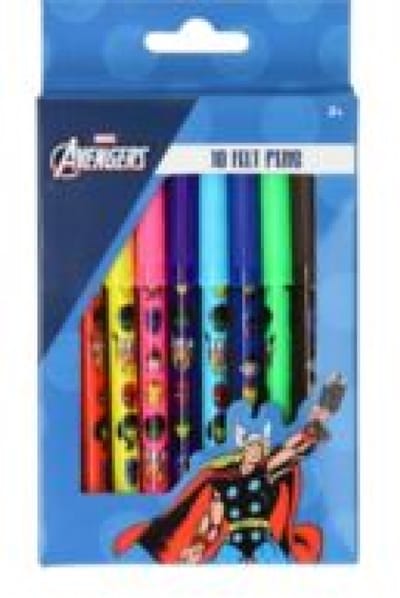 Viltstiften Avengers – Set van 10 Kleurrijke Stiften voor Kinderen