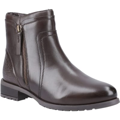 Hush Puppies Scarlett Dames Leren Bruine Laarzen