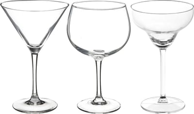 Cocktailglazen set - gin/martini/margarita glazen - 12x stuks