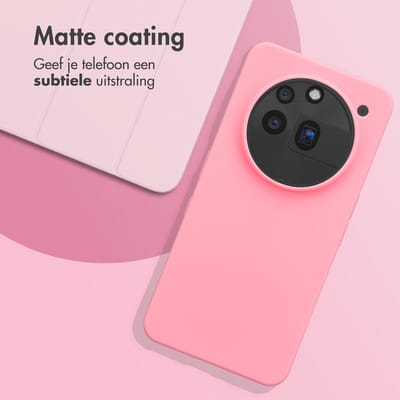 imoshion Hoesje - Geschikt voor Nothing Phone (3a) Pro - Color Backcover - Bubblegum Pink