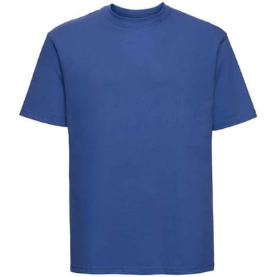 Russell Heren Ringspun Cotton Classic T-shirt (Helder Koningsblauw)
