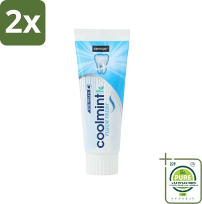 Sence - Freshmint - Tandpasta - Met Fluor - 75 ml - Voordeelverpakking - 2 stuks - Tandpasta - Fluoride