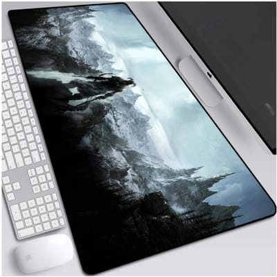 XXL Muismat - Verlengde Desk Pad - Professionele Gaming - 3mm Dikke Basis - 900 x 400 mm - Kosmische Ruimte