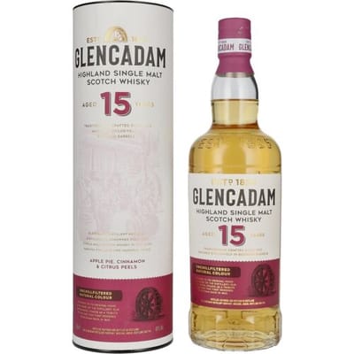 Glencadam 15 Years Old Highland Single Malt Scotch Whisky 46% Vol. 0,7l in geschenkverpakking