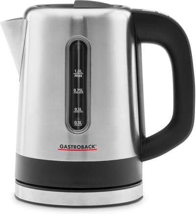 Design Waterkoker - Reis Waterkoker - Overal Thee Zetten - Variabele Temperatuur - 1 Liter - Zilver