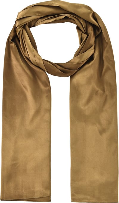Emilie Scarves - sjaal - satijn - cognac brons - 200*70CM
