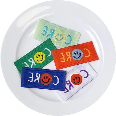 60 Stuks Handgemaakte Stoffen Labels voor DIY Kledingaccessoires, Naai- en Breiprojecten