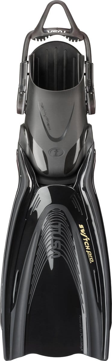 TUSA Hyflex Switch Pro Duikvinnen – Premium high-performance zwemvinnen voor gevorderde duikers – Zwart/Zwart – Maat M (40–44) – SF-0107 M BK