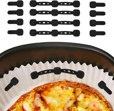 Siliconen Magnetische Sluitingen voor Airfryers - 12 Stuks, Ideaal voor Koken en Bakken, Duurzaam en Handig in Gebruik