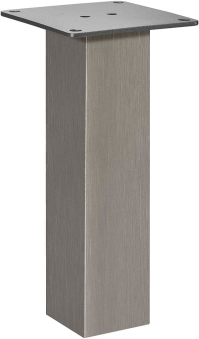 SOTECH Barconsole OLBIA 50 x 50 x 220 mm recht roestvrij staal look keuken balievoet Meubelsteun voet