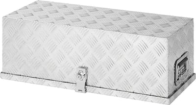 ProPlus Ruime aluminium gereedschapskist voor aanhangwagen - 760 x 320 x 270 mm - lichtgewicht en afsluitbaar