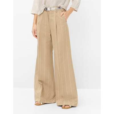 Brax Dames Palazzobroek  Style MARLENE LIGHT MOCHA, beige, maat 34