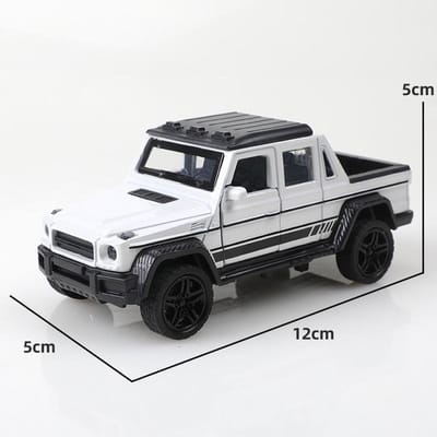 (Verpakt)1:36 Legering Benz Pick-up Auto Model Simulatie Off-Road Voertuig Terugtrek Auto Ornamenten Collectie Speelgoed Voor Jongen Kinderen