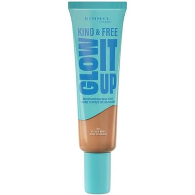 Rimmel London Kind & Free GLOW IT UP Moisturising Skin Tint 30ml (Various Shades) - 201 Classic Beige