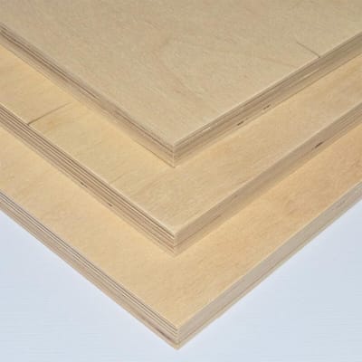 Multiplexplaat Berken 18mm Op Maat Gezaagd Houtplaat voor Doe-Het-Zelf en Meubels