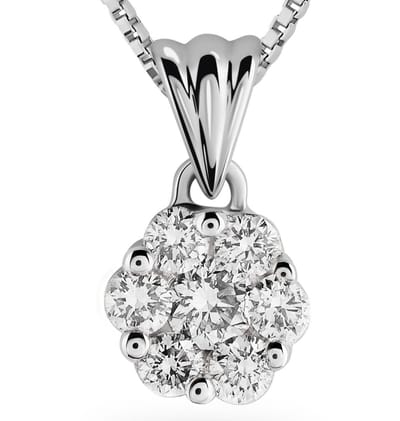 Orphelia HD-4209 - Hanger - 18 Karaat Witgoud / Diamant 0.22 ct