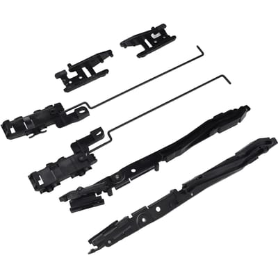 Reparatieset Schuifdakrail Metaal Hoge Betrouwbaarheid 02ESR1201ABK voor F‑450 Super Duty 2005 tot 2016 black