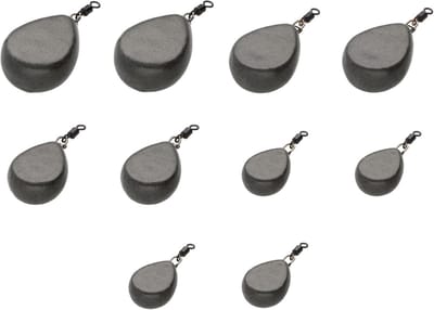 Kant-en-klare Karper Lood Set met Wirwar: 10 Stuks voor Diverse Dieptes