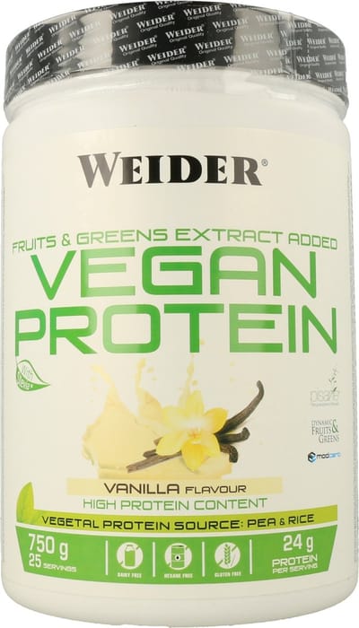Weider Vegan Protein (750g) Vanilla - Eiwitten - Veganistisch eiwit
