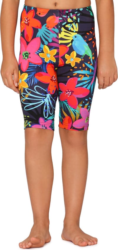 Merry Style Meisjes Leggings - Sport - Vrijetijdsbroek - Korte - Katoen - Vogels/Bloemen - 116 - MS-MS10-406-LE