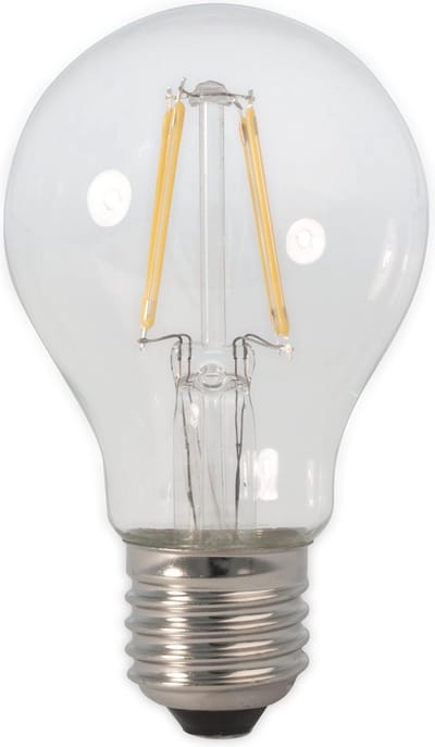 2 stuks Calex LED lamp - 4,5W (40W) E27 Helder 470 lumen 2700K - Dimbaar met led dimmer