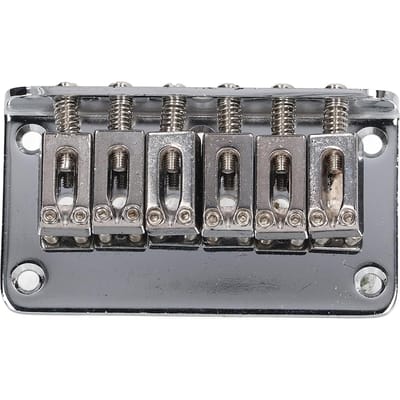 Elektrische Gitaarbrug 6 Snaren 78mm Top Load Zinklegering Staartstuk Instrument Accessoire Zilver zilver